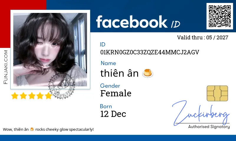 Facebook ID Card