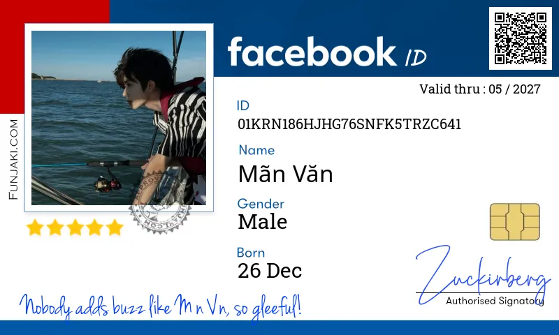 Facebook ID Card