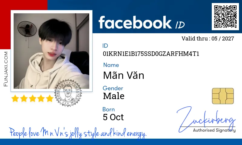 Facebook ID Card