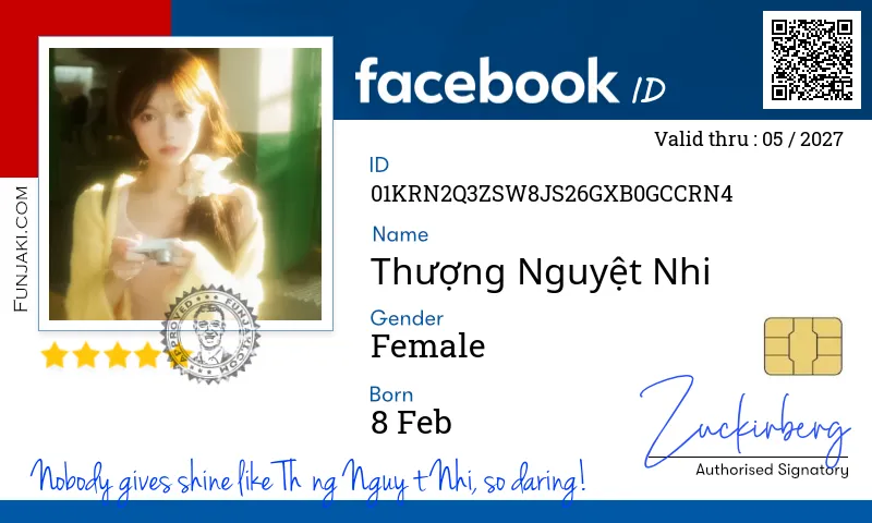 Facebook ID Card