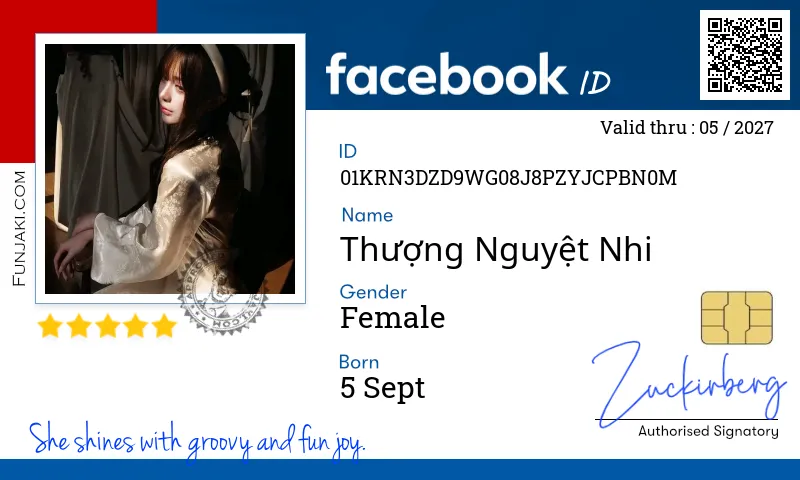 Facebook ID Card