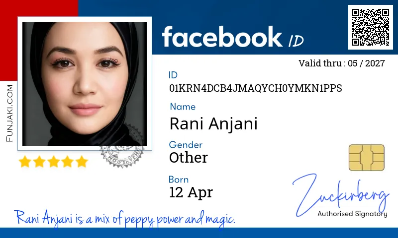 Facebook ID Card