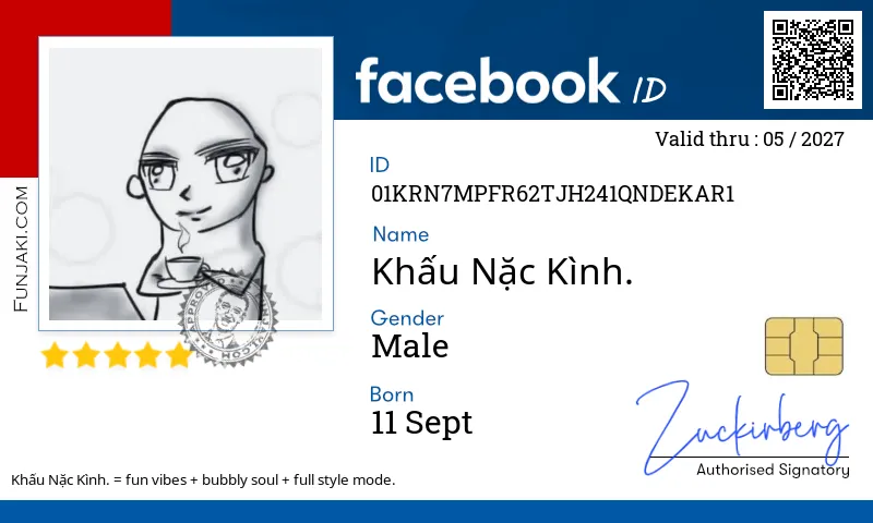 Facebook ID Card