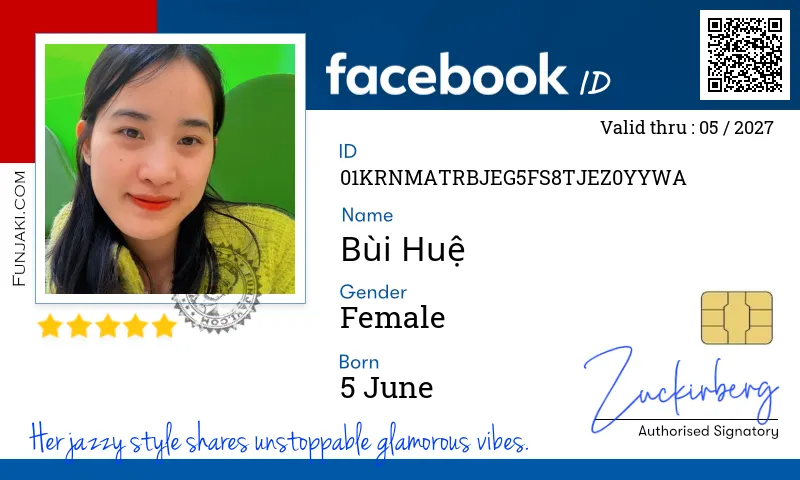 Facebook ID Card