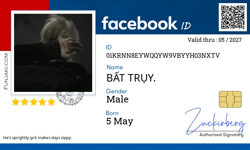Facebook ID Card