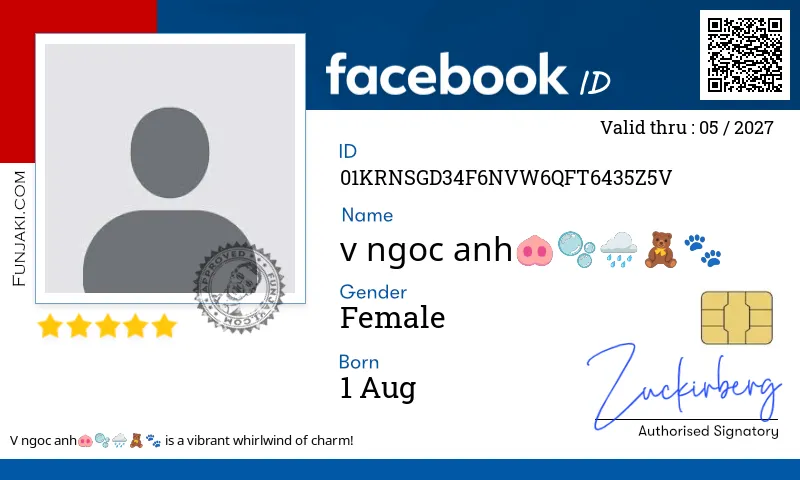 Facebook ID Card