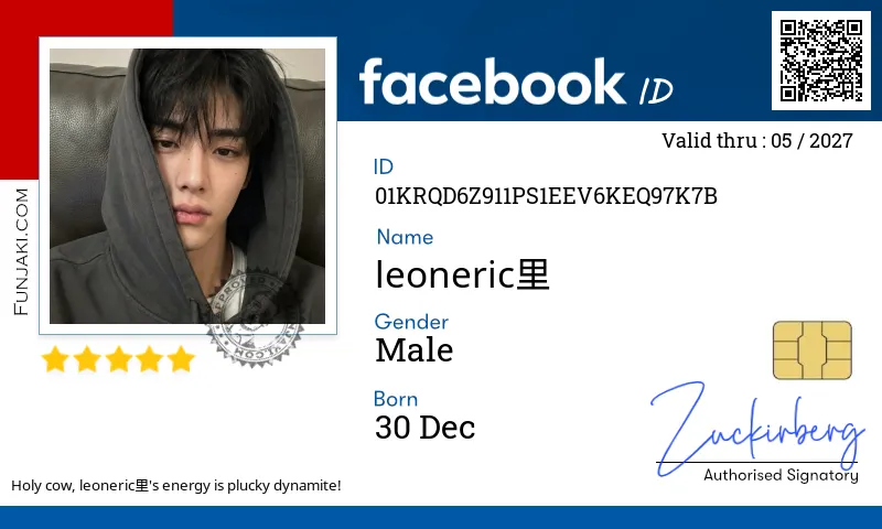 Facebook ID Card