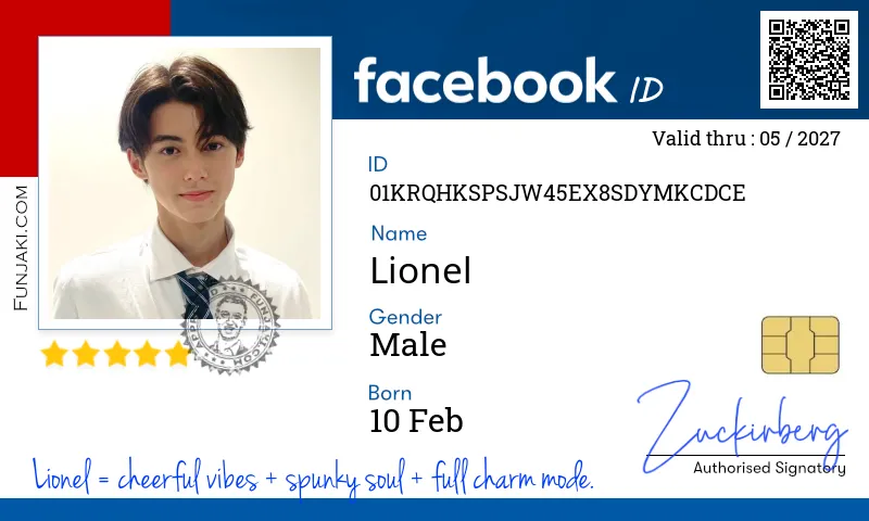 Facebook ID Card