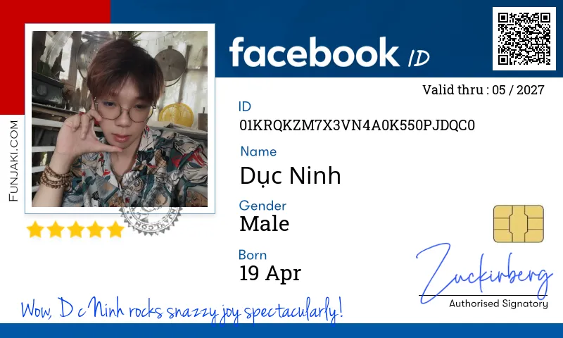Facebook ID Card