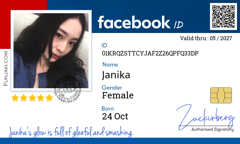Facebook ID Card