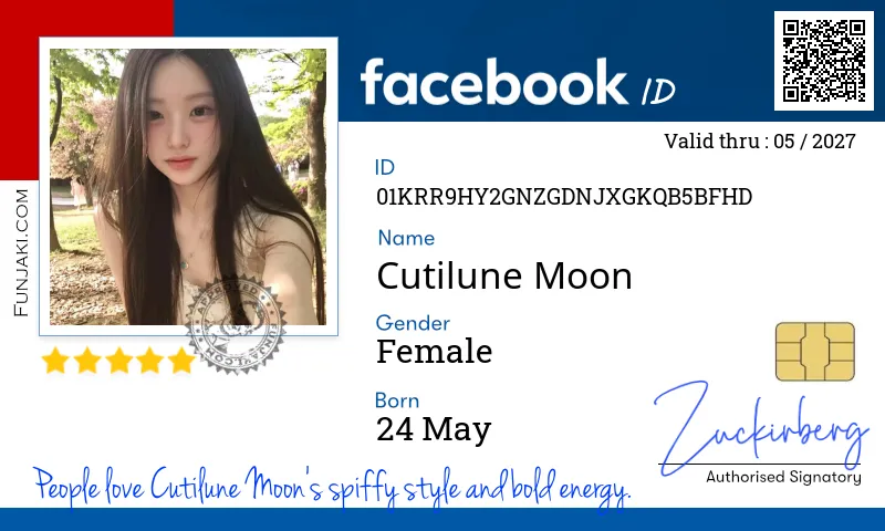 Facebook ID Card
