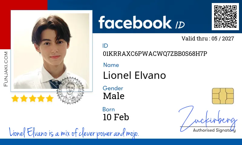 Facebook ID Card