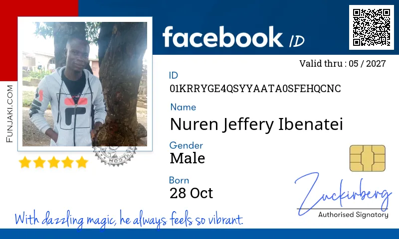 Facebook ID Card