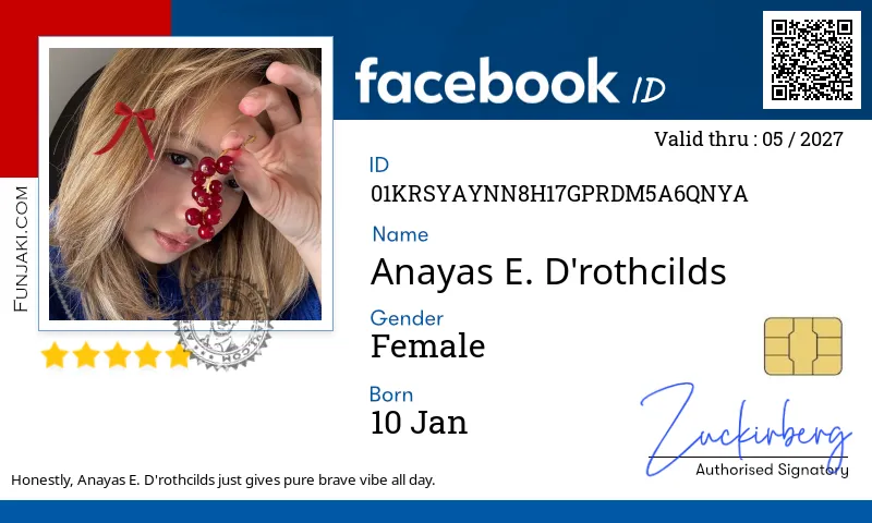 Facebook ID Card