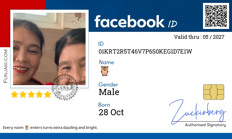 Facebook ID Card