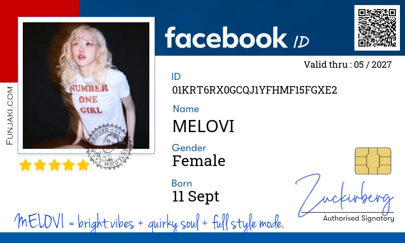 Facebook ID Card