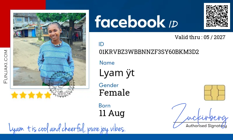 Facebook ID Card