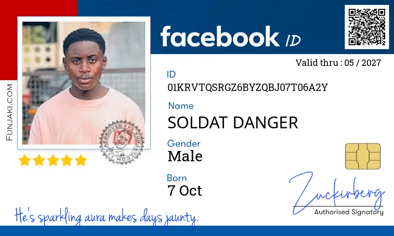 Facebook ID Card