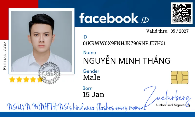 Facebook ID Card
