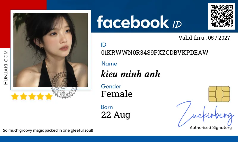 Facebook ID Card