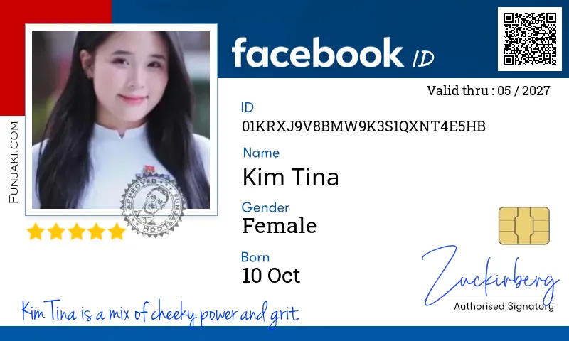 Facebook ID Card