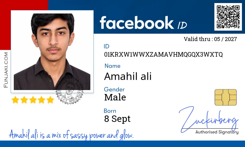 Facebook ID Card