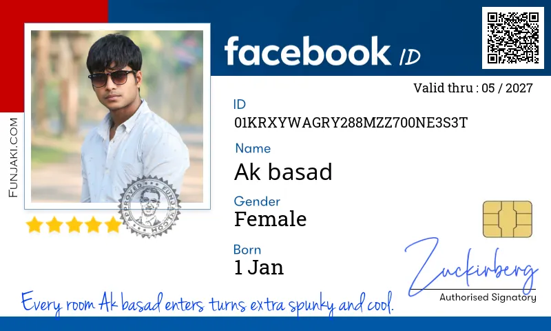 Facebook ID Card