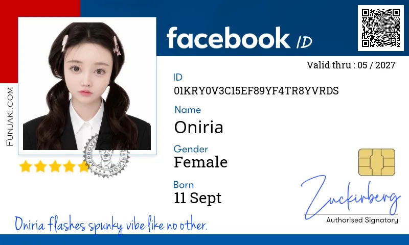 Facebook ID Card