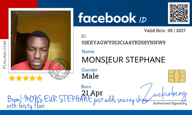 Facebook ID Card