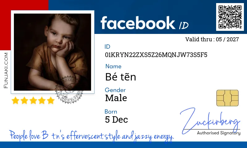 Facebook ID Card