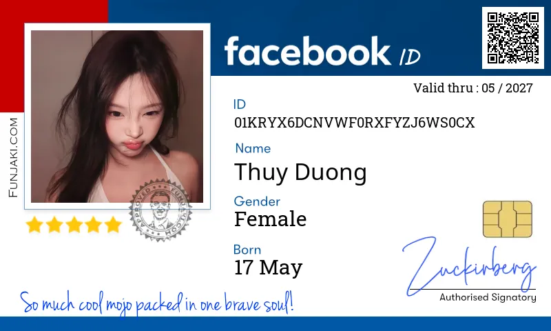Facebook ID Card