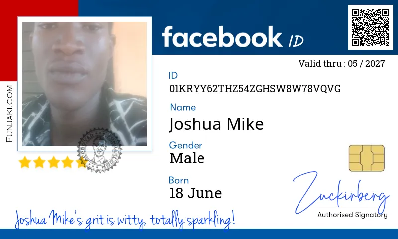 Facebook ID Card
