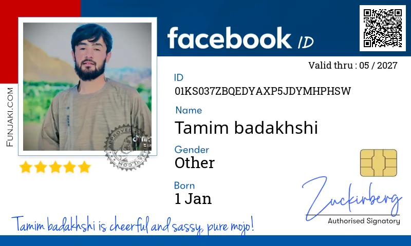 Facebook ID Card