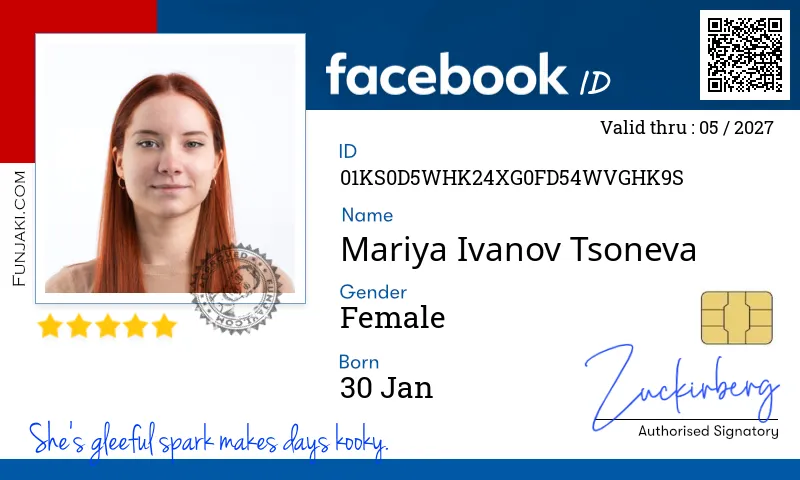 Facebook ID Card