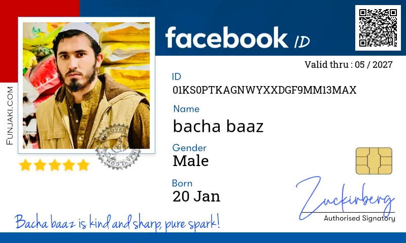 Facebook ID Card