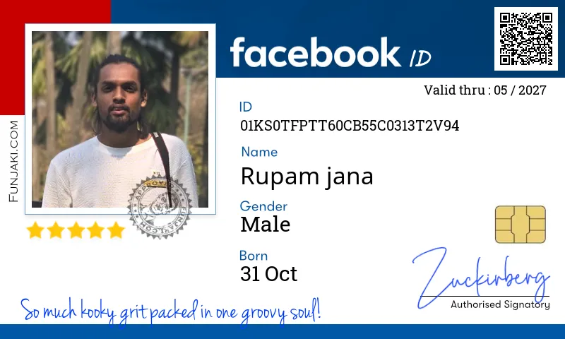 Facebook ID Card