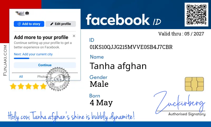 Facebook ID Card