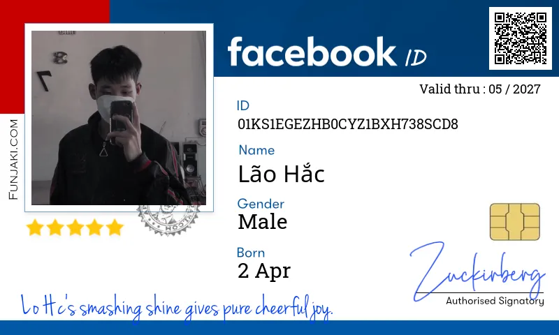 Facebook ID Card