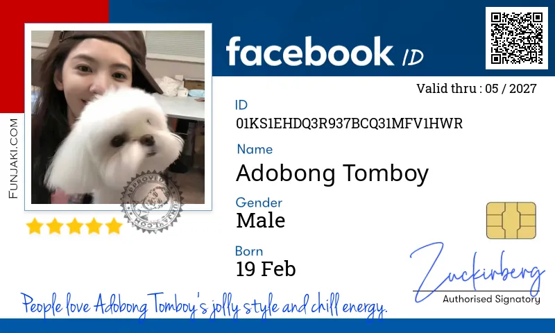 Facebook ID Card