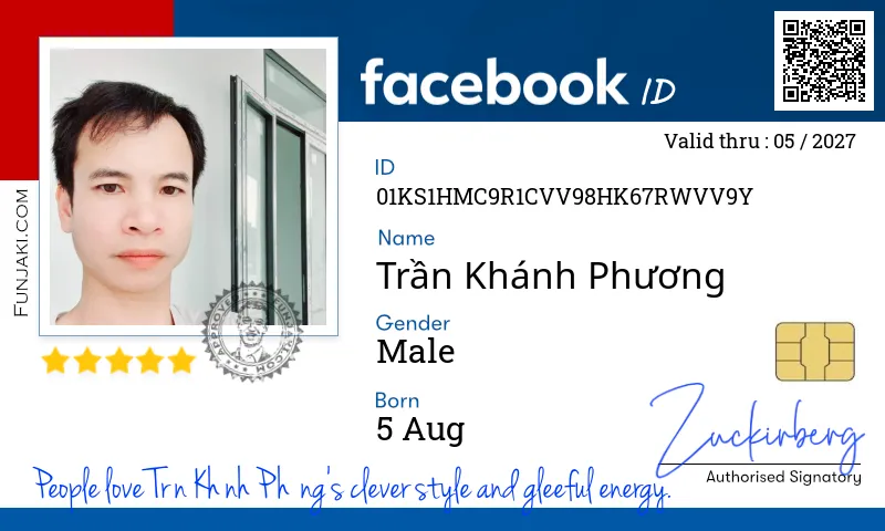Facebook ID Card