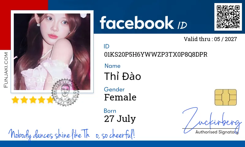 Facebook ID Card