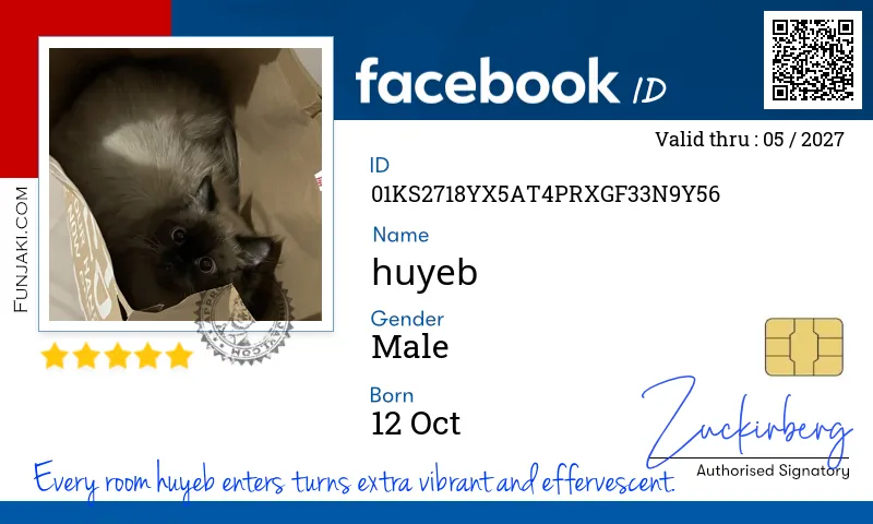 Facebook ID Card