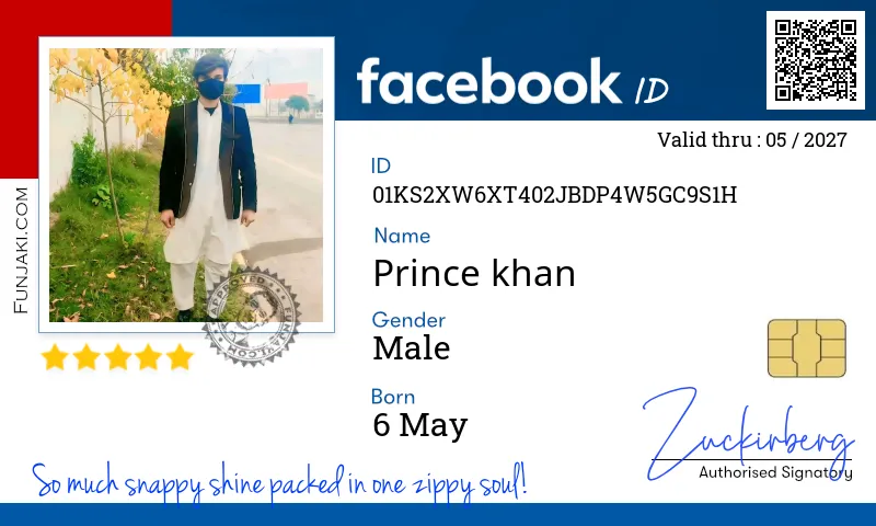 Facebook ID Card