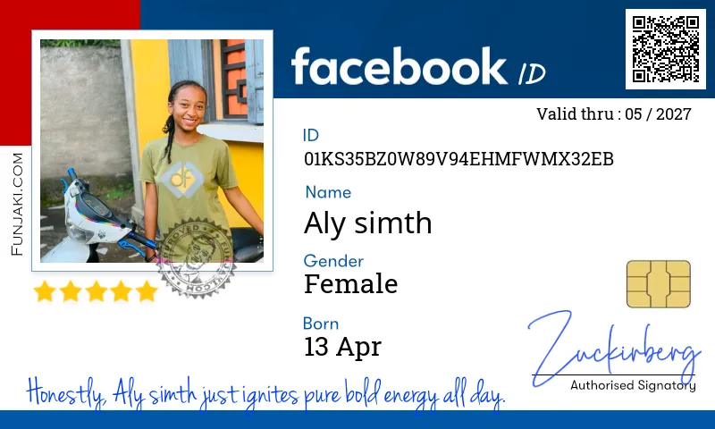 Facebook ID Card