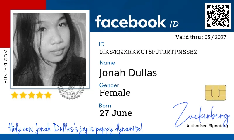 Facebook ID Card