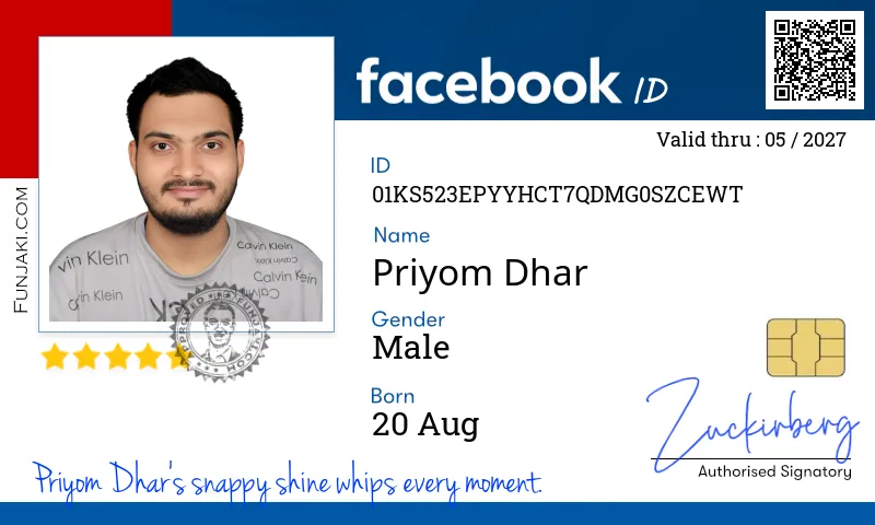 Facebook ID Card