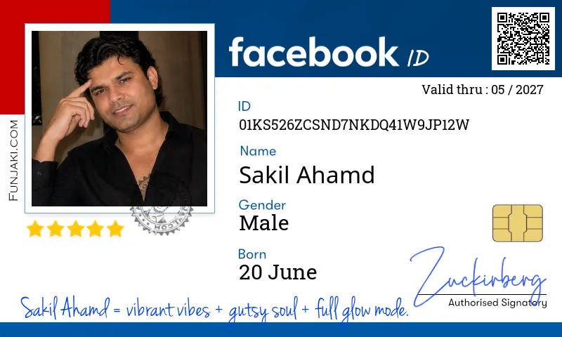 Facebook ID Card