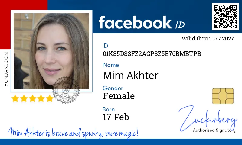 Facebook ID Card