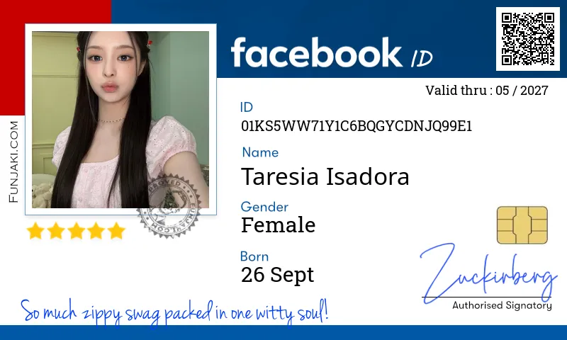 Facebook ID Card