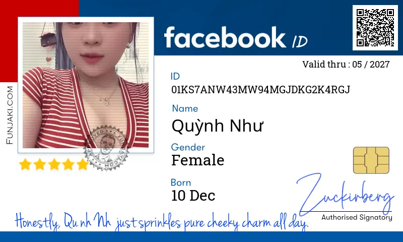 Facebook ID Card